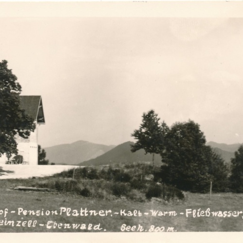 AK, Kleinzell - Ebenwald, Gasthof Pension Plattner, Niederösterreich (S286)