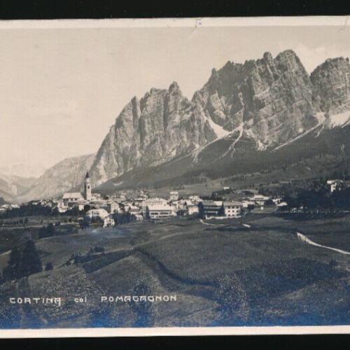 AK aus Cortina D´ Ampezzo Pomagagnon Italien (3851)