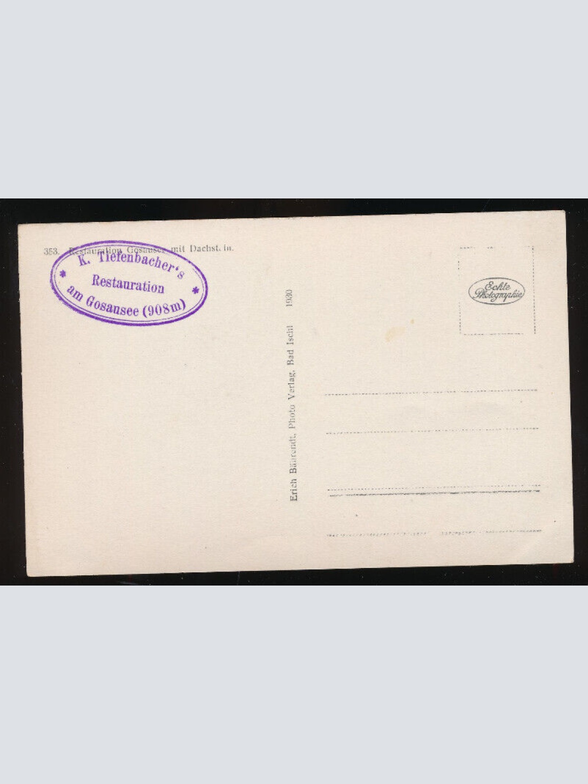 Künstler-Karte vom Stift Reichersberg Oberösterreich (L3757)