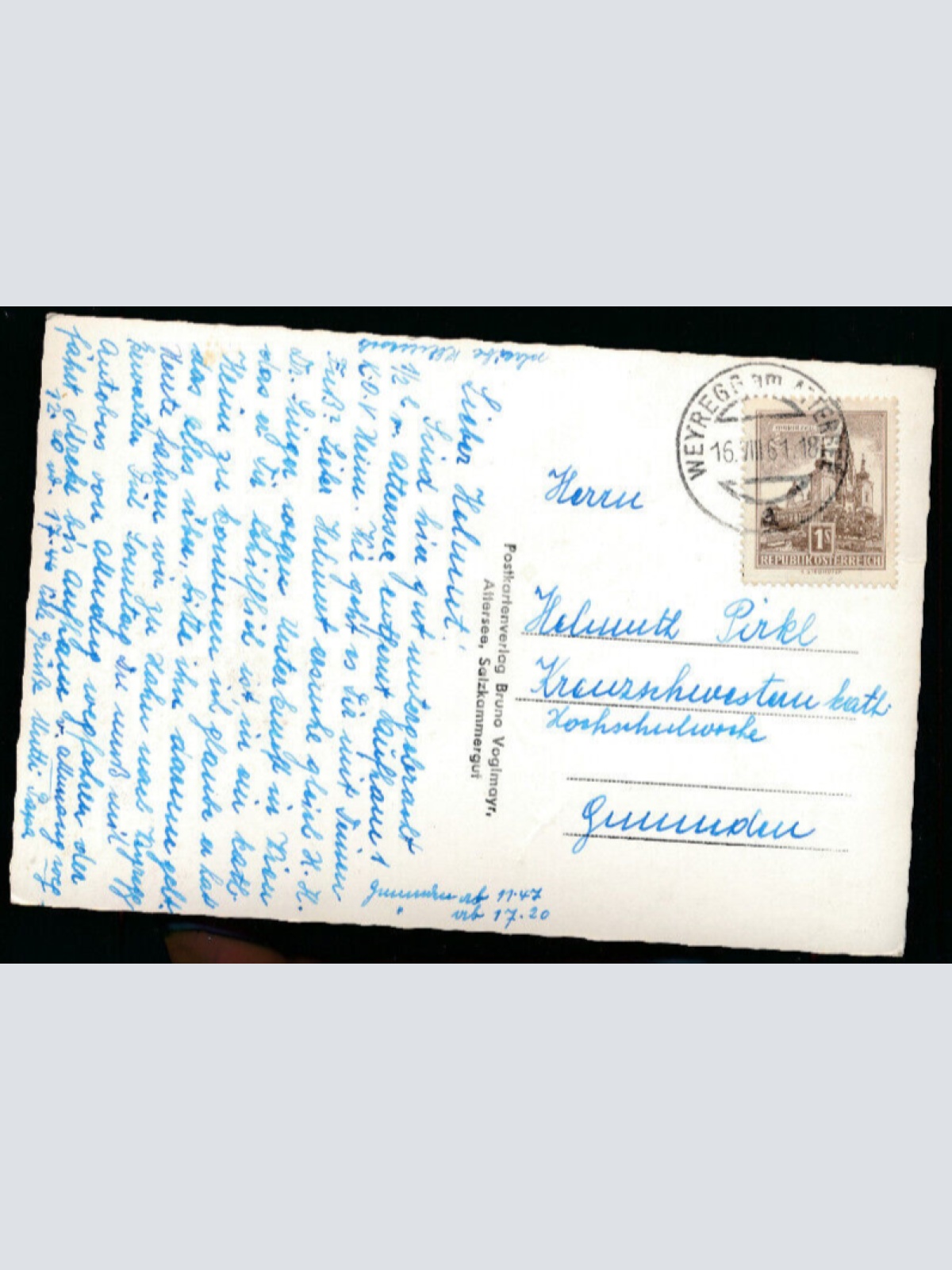 AK aus Attersee am Attersee Oberösterreich (L3772)