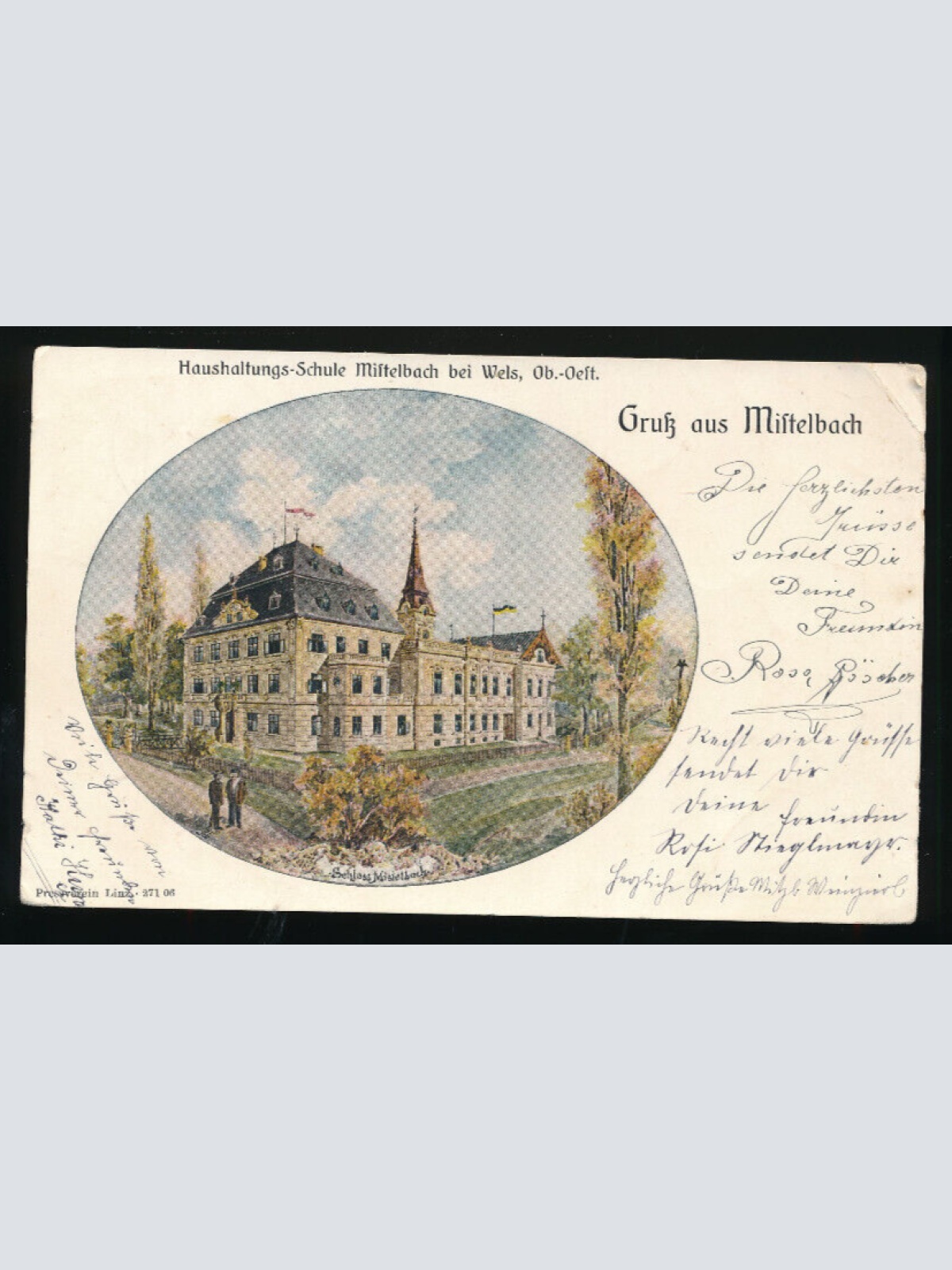 AK gruß aus Mistelbach Oberösterreich (3391)