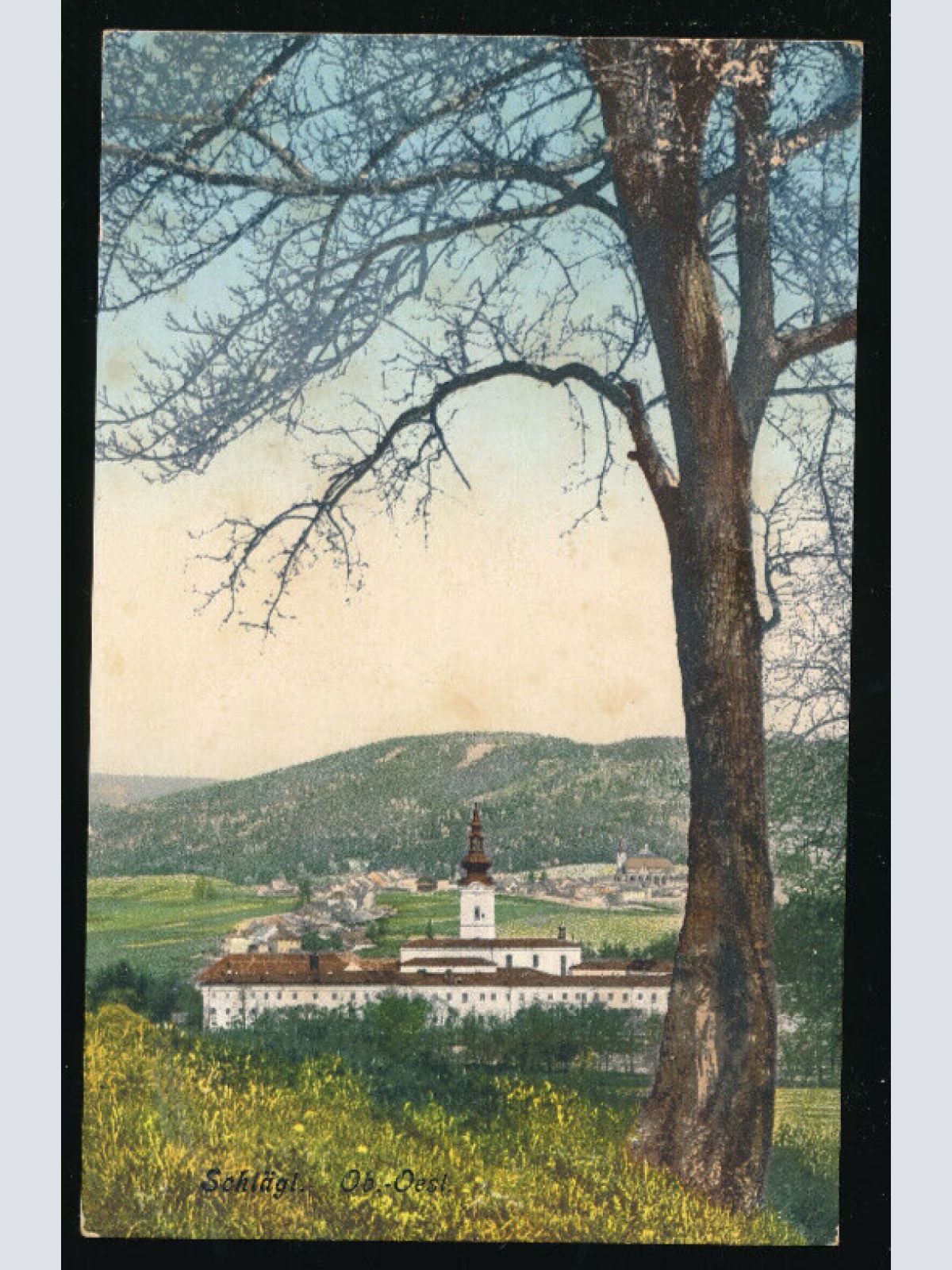 AK aus Aigen-Schlägl mit Stift Oberösterreich (L3761)