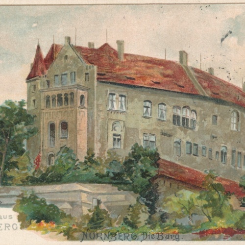 AK, Gruss aus Nürnberg, Bayern, Nürnberg die Burg (S210)