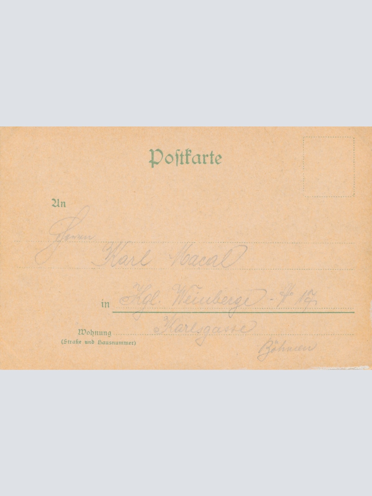 AK, Gr. Schloss, Gruss aus Bruchsal (S211)