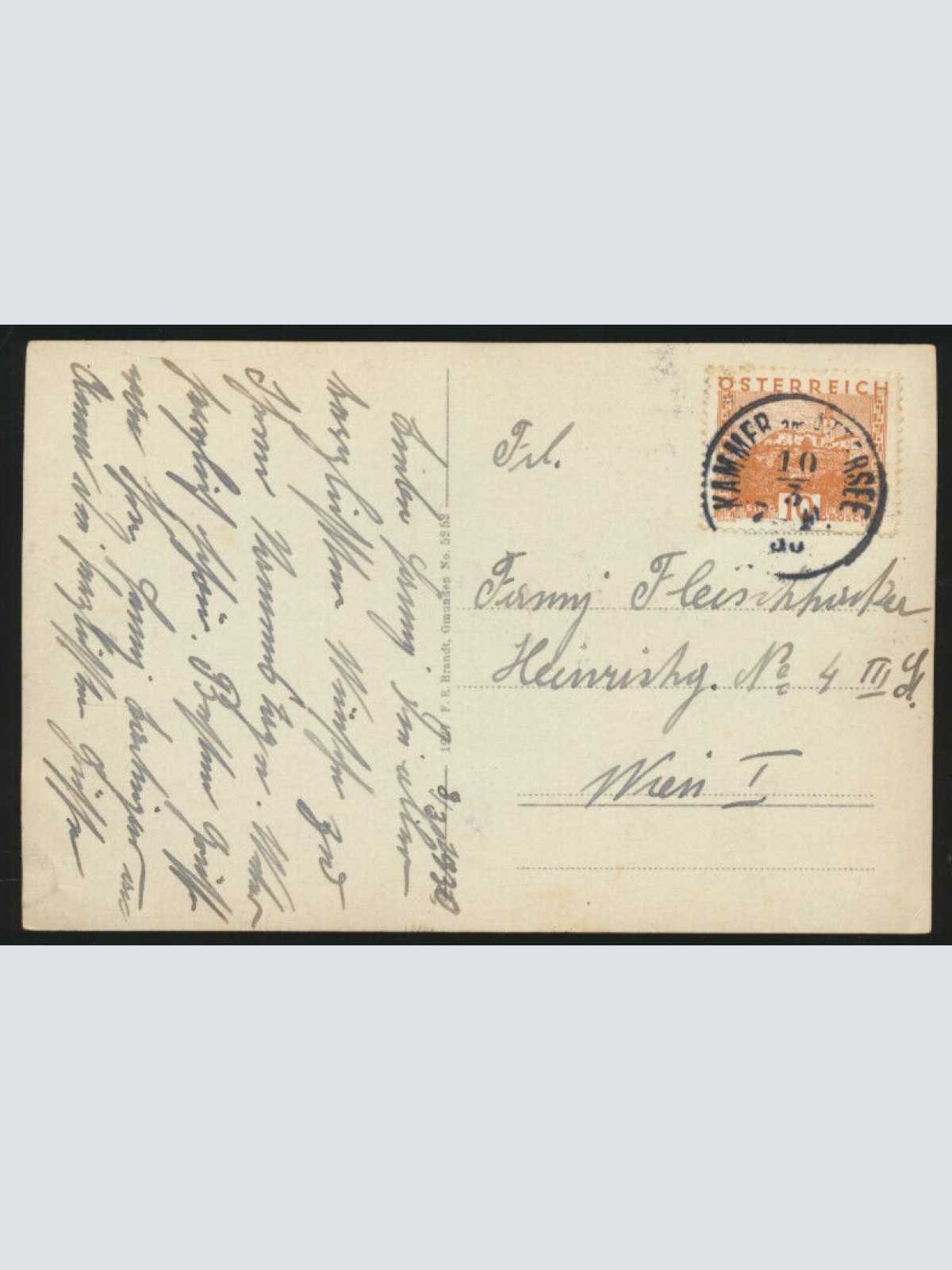 AK aus Attersee Salzkammergut Oberösterreich (L3806)