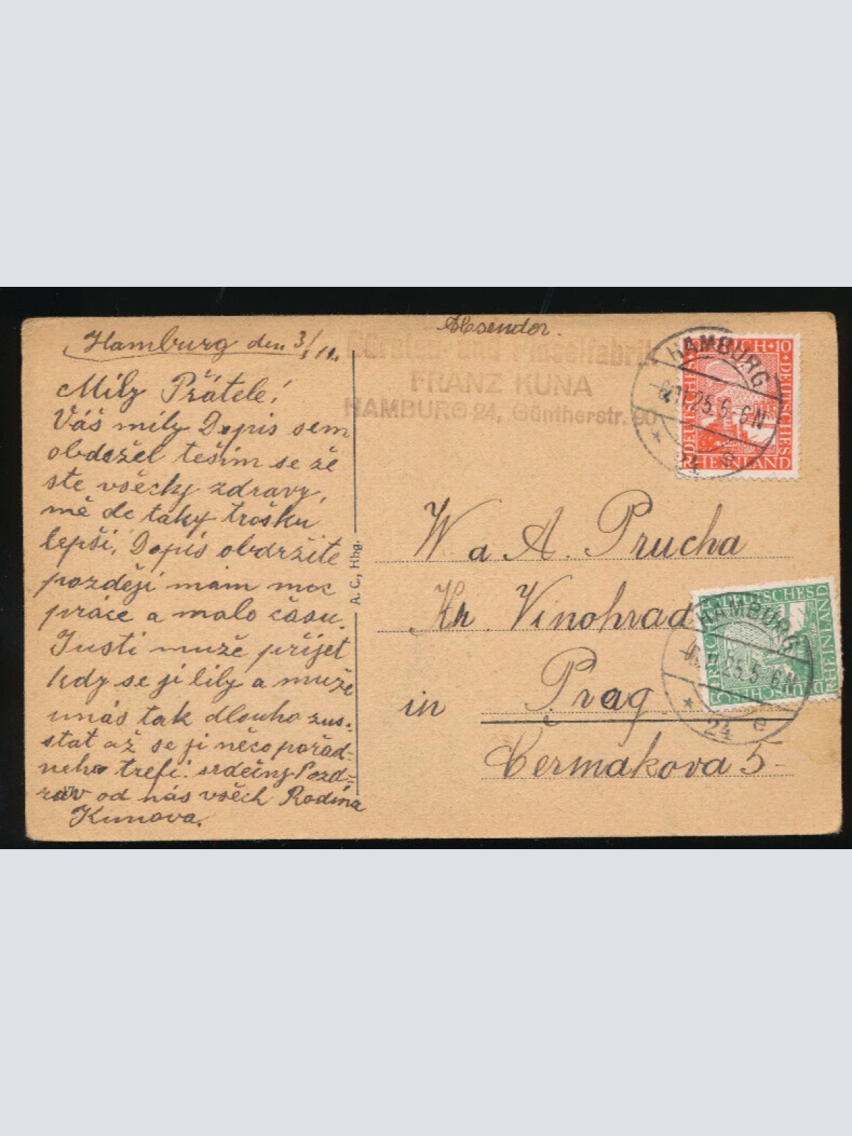 AK aus Hamburg Hafen mit Schiffen Hamburg (3565)