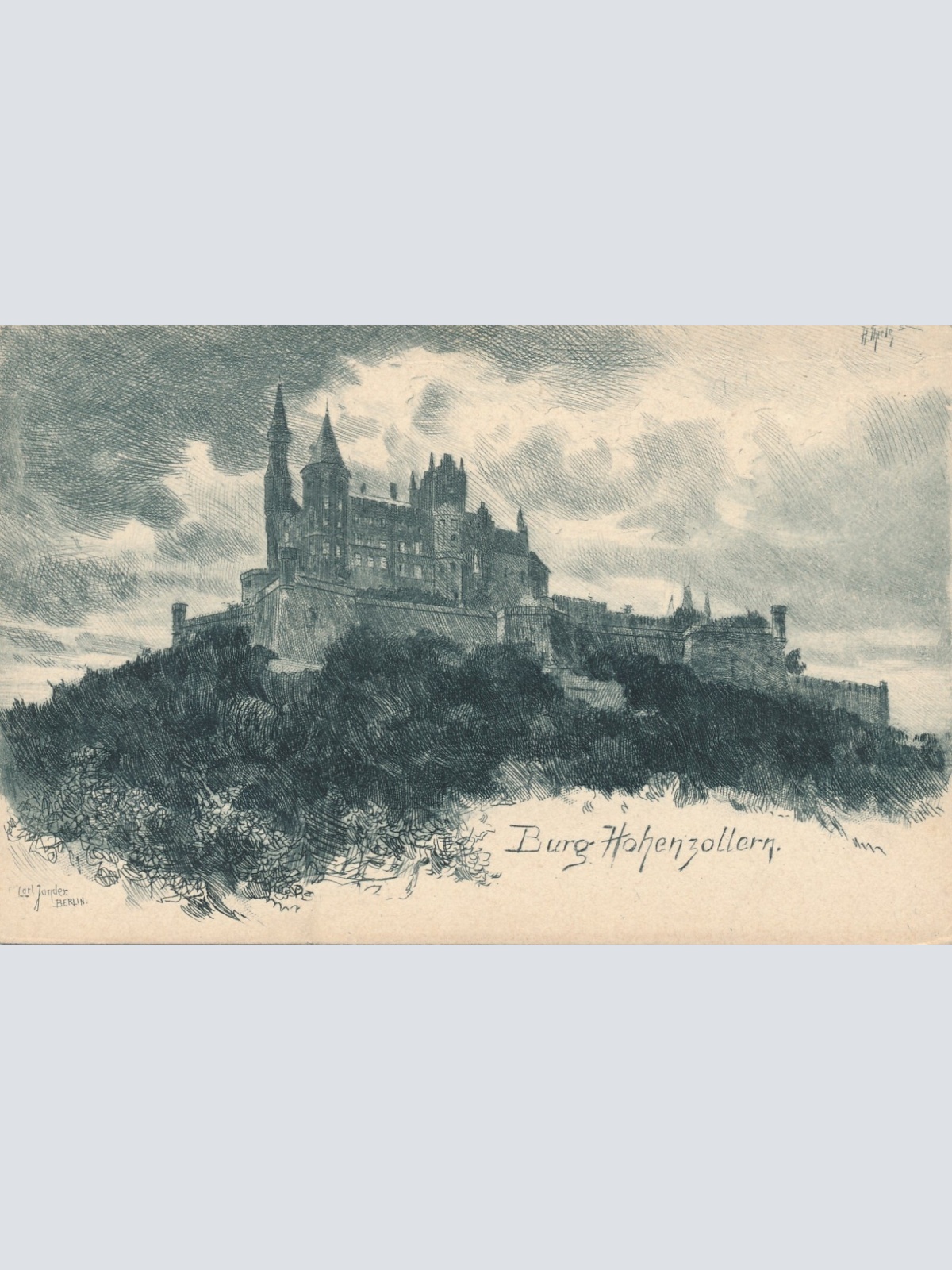 AK, Burg Hohenzollern, Bisingen, Deutschland, Baden-Württemberg  (S205)