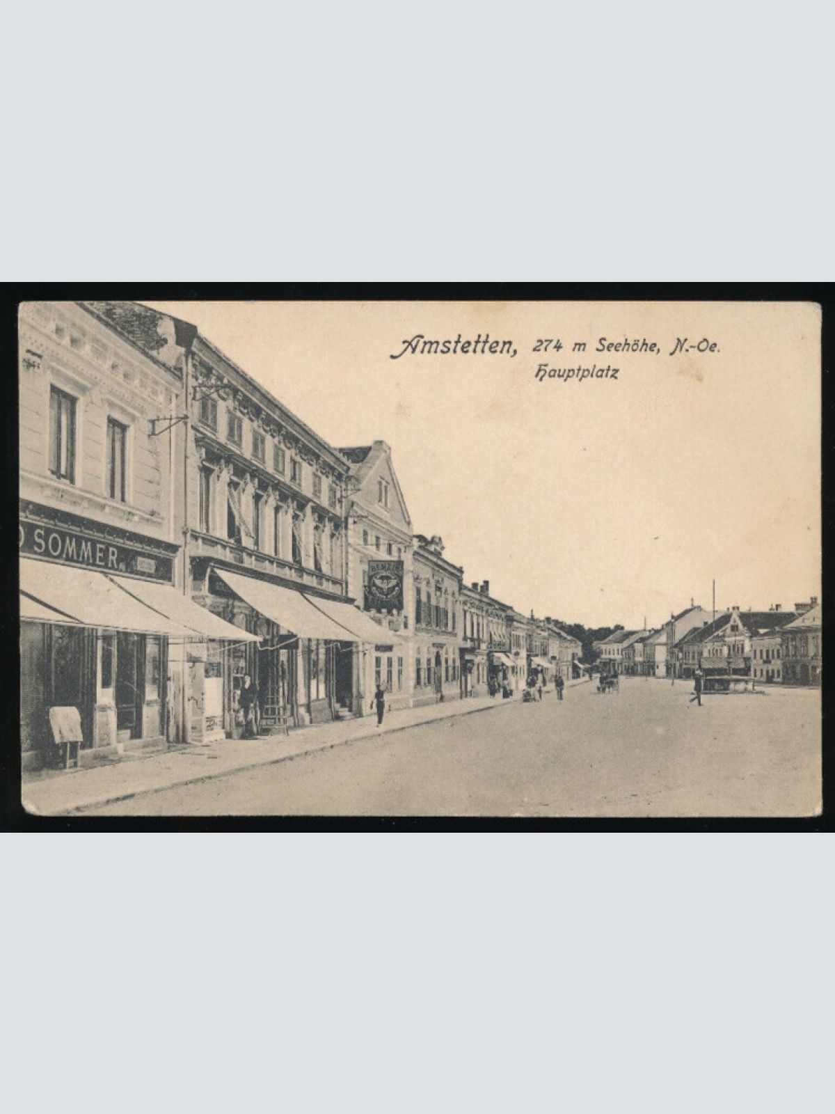 AK aus Amstetten Hauptplatz Niederösterreich (3953)