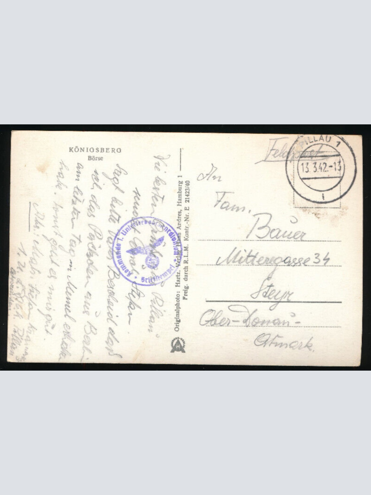 AK aus Königsberg - Kaliningrad Russland (3931)