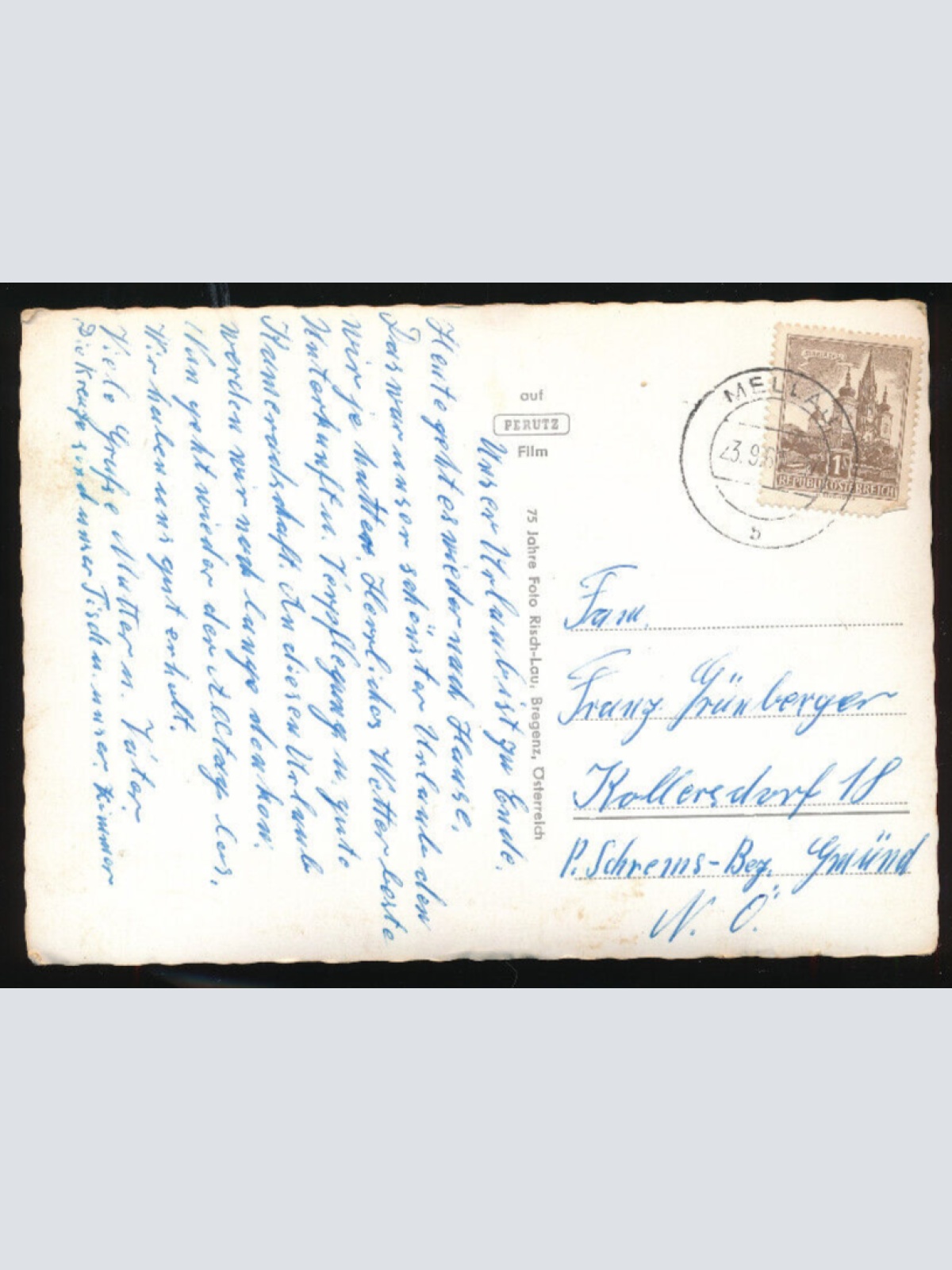 AK aus Mellau mit Gasthof Kreuz Mehrbildkarte Vorarlberg (3954)