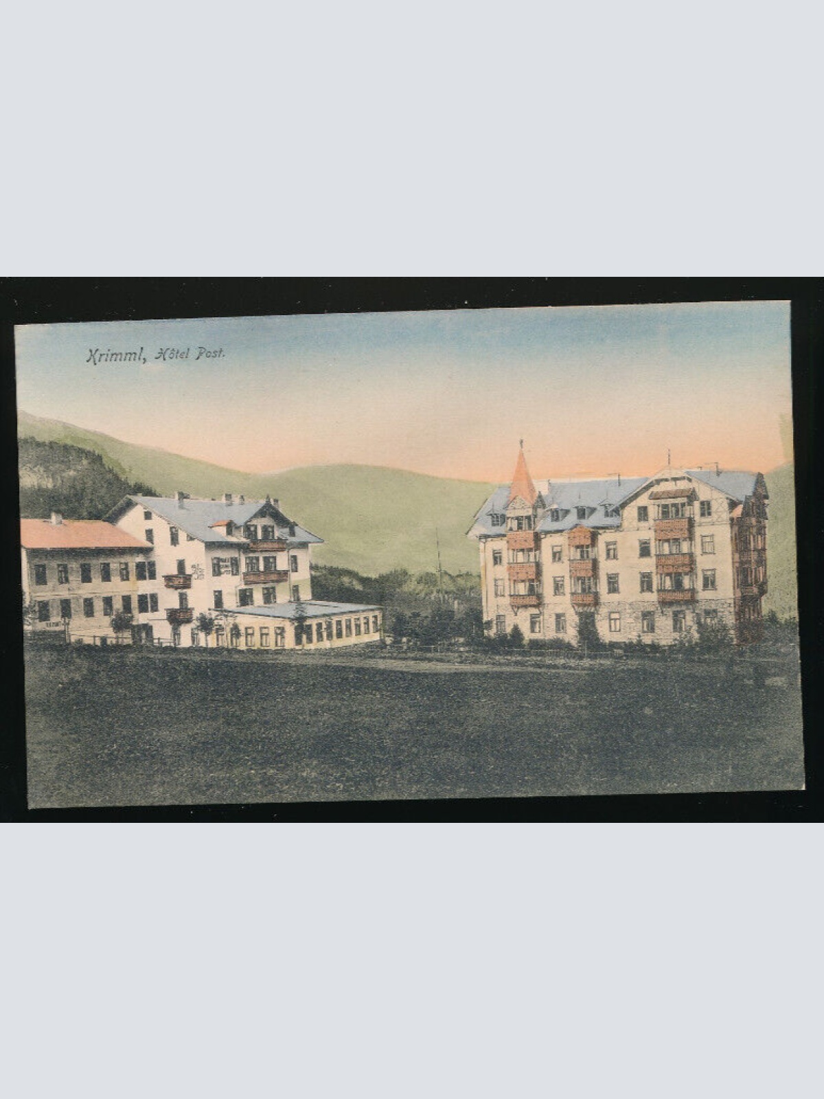 AK aus Krimml Hotel Post Salzburg (3955)