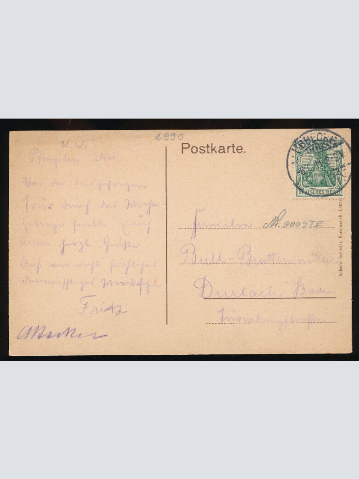 AK aus Lübbecke i. Nordrhein - Westfahlen (3956)