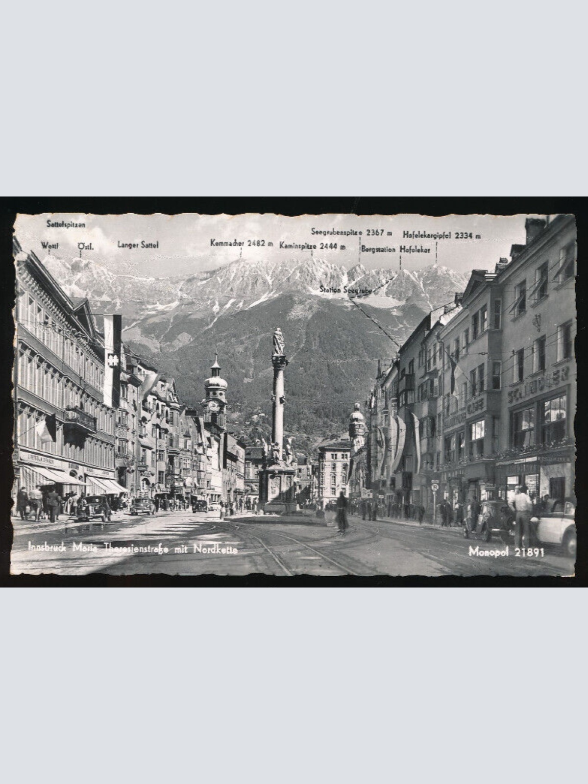 AK aus Innsbruck Straßenansicht Tirol (3898)