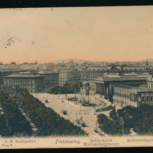 AK aus Wien Franzensring (3884)