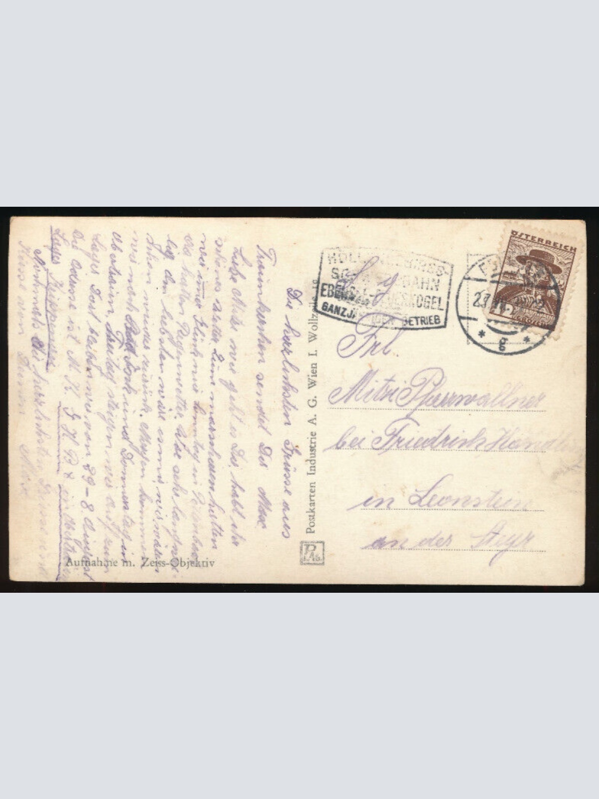 AK aus Traunkirchen Oberösterreich (3921)