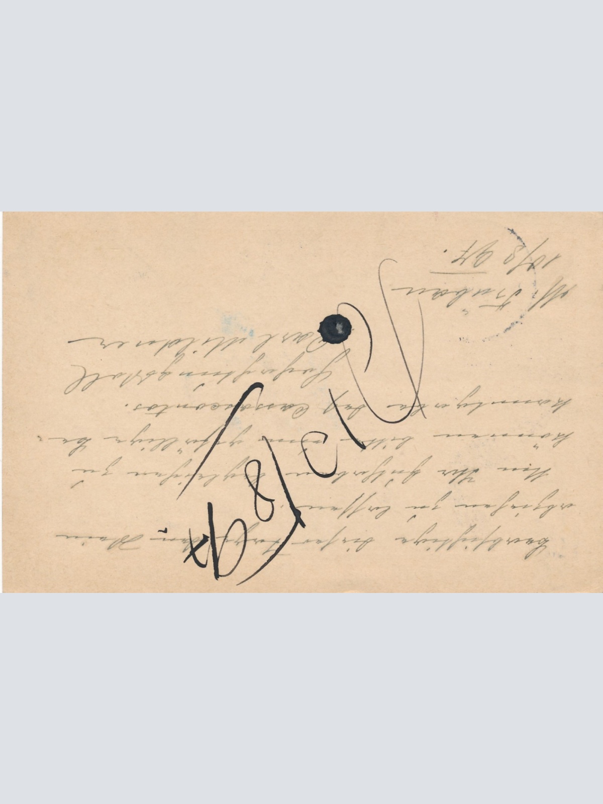 2 Kreuzer Ganzsachen - Karte aus Mähr Trüsbau (16356)