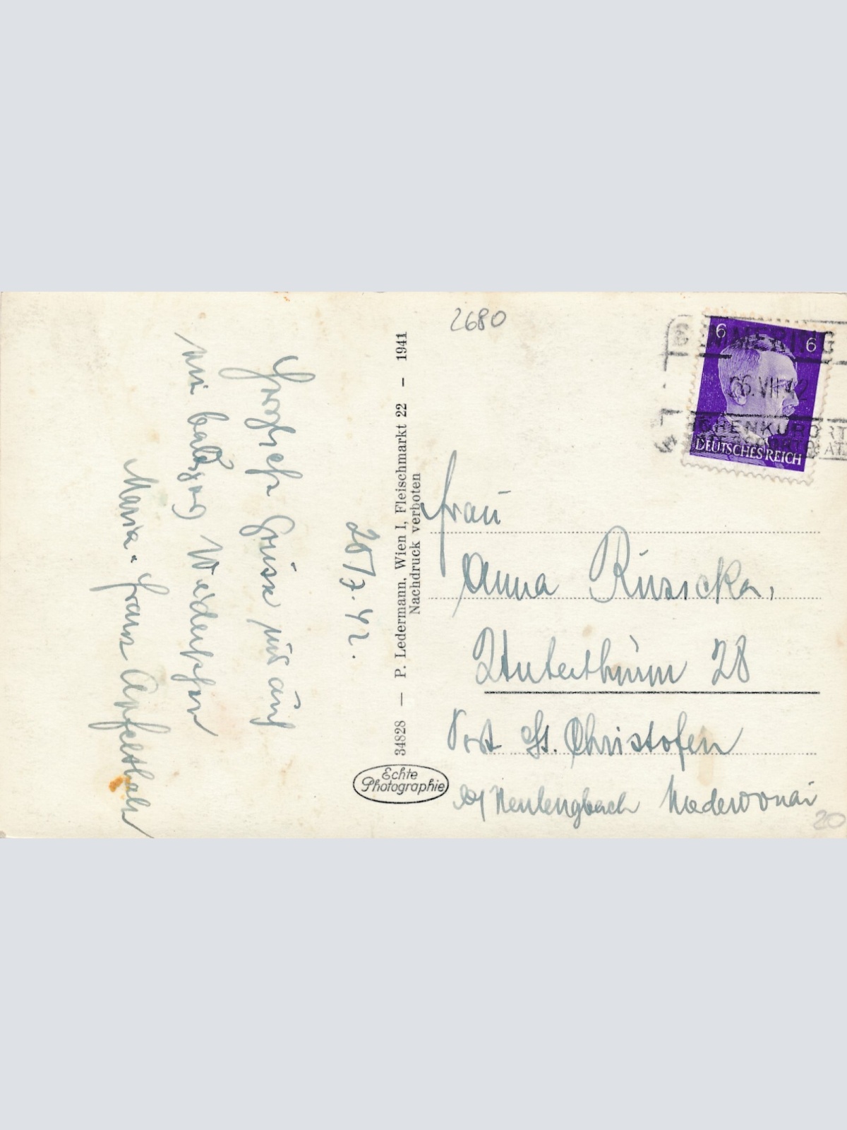 AK, Höhenkurort Semmering, Hotel Erzherzog Johann, Niederösterreich (S408)