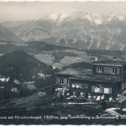 AK, Liechtensteinhaus am Hirschenkogel, Semmering, Niederösterreich (S415)