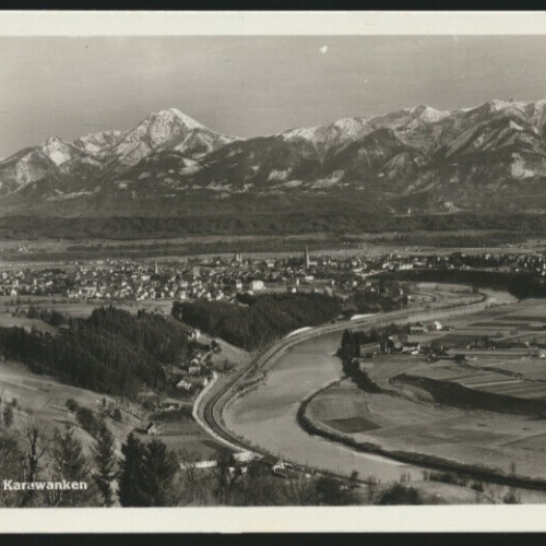 AK aus Villach mit Karawanken Kärnten (4299)