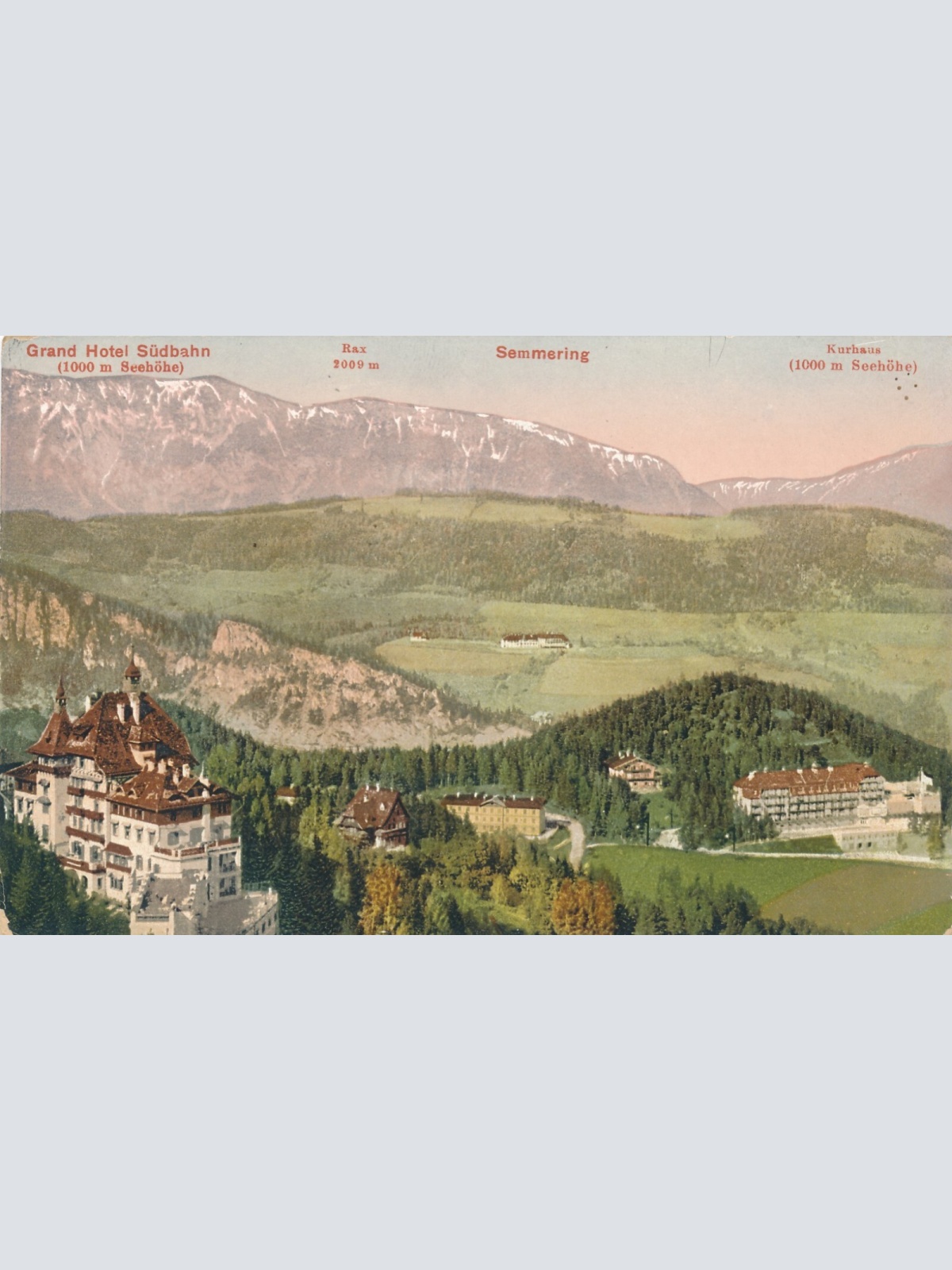 AK, Grand Hotel Südbahn, Semmering, Niederösterreich, Österreich (S393)