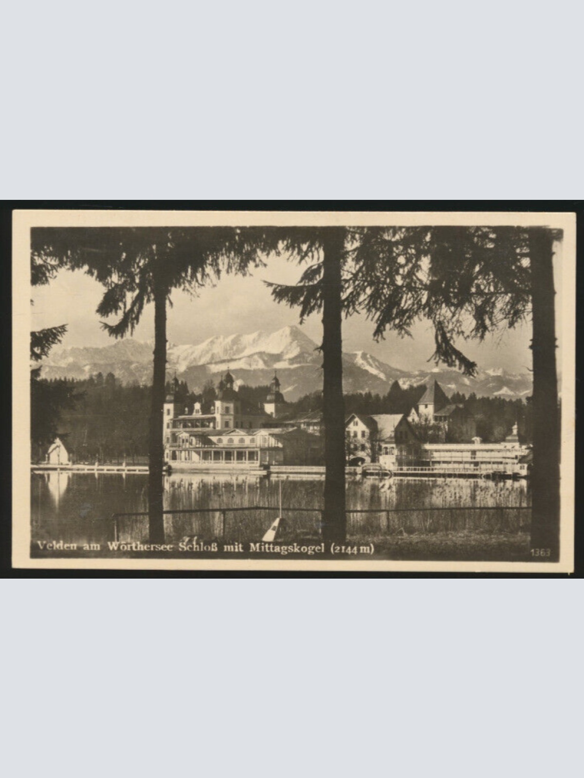 AK aus Velden am Wörthersee mit Schloß Kärnten (4302)