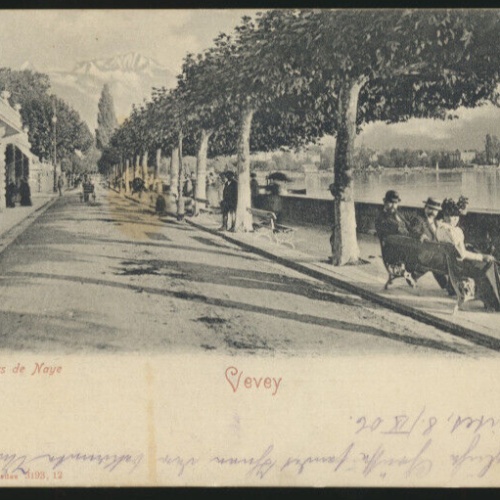 AK aus Vevey Kanton - Waadt Schweiz (3748)