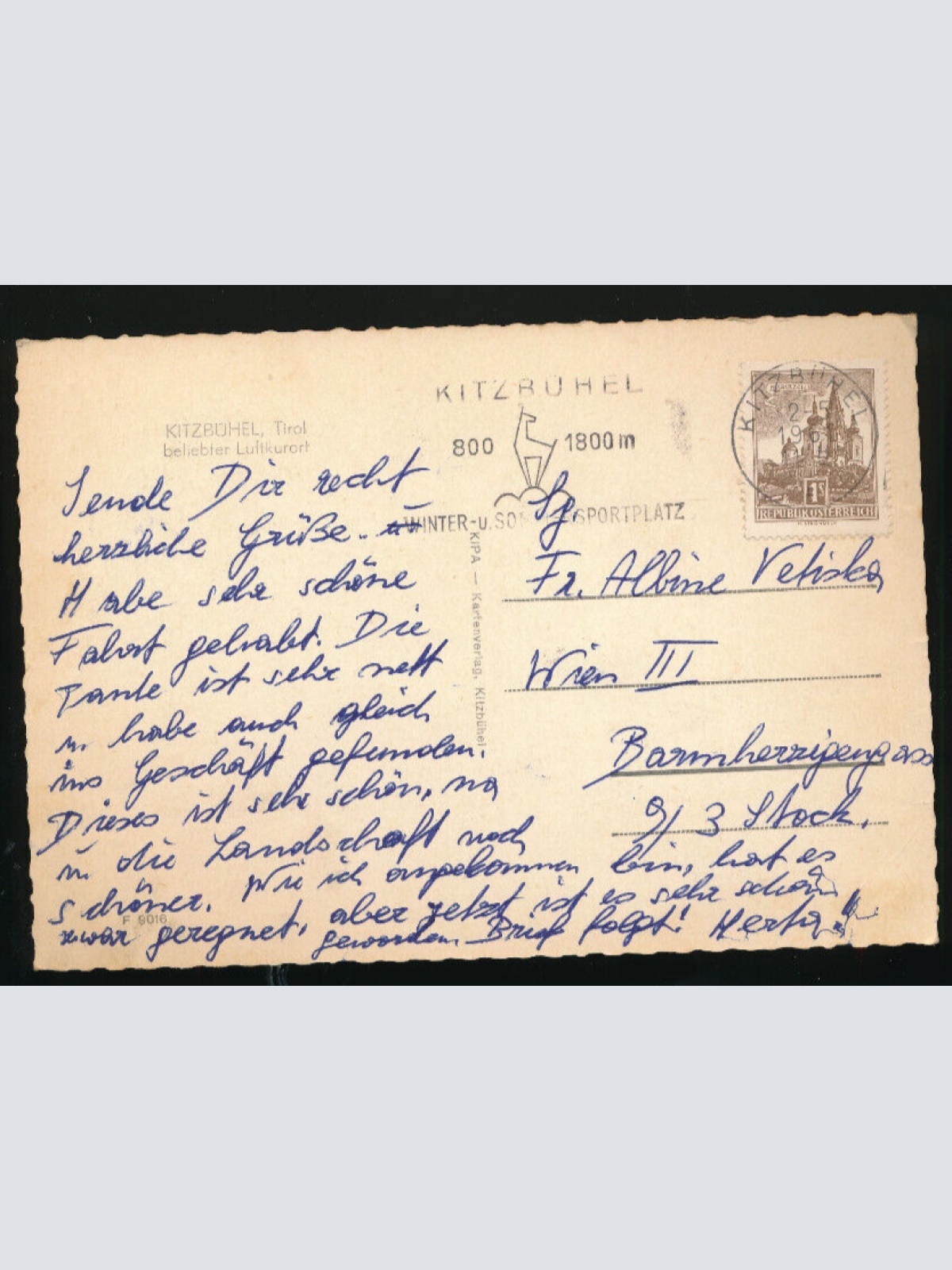 AK aus Kitzbühel Tirol (3705)