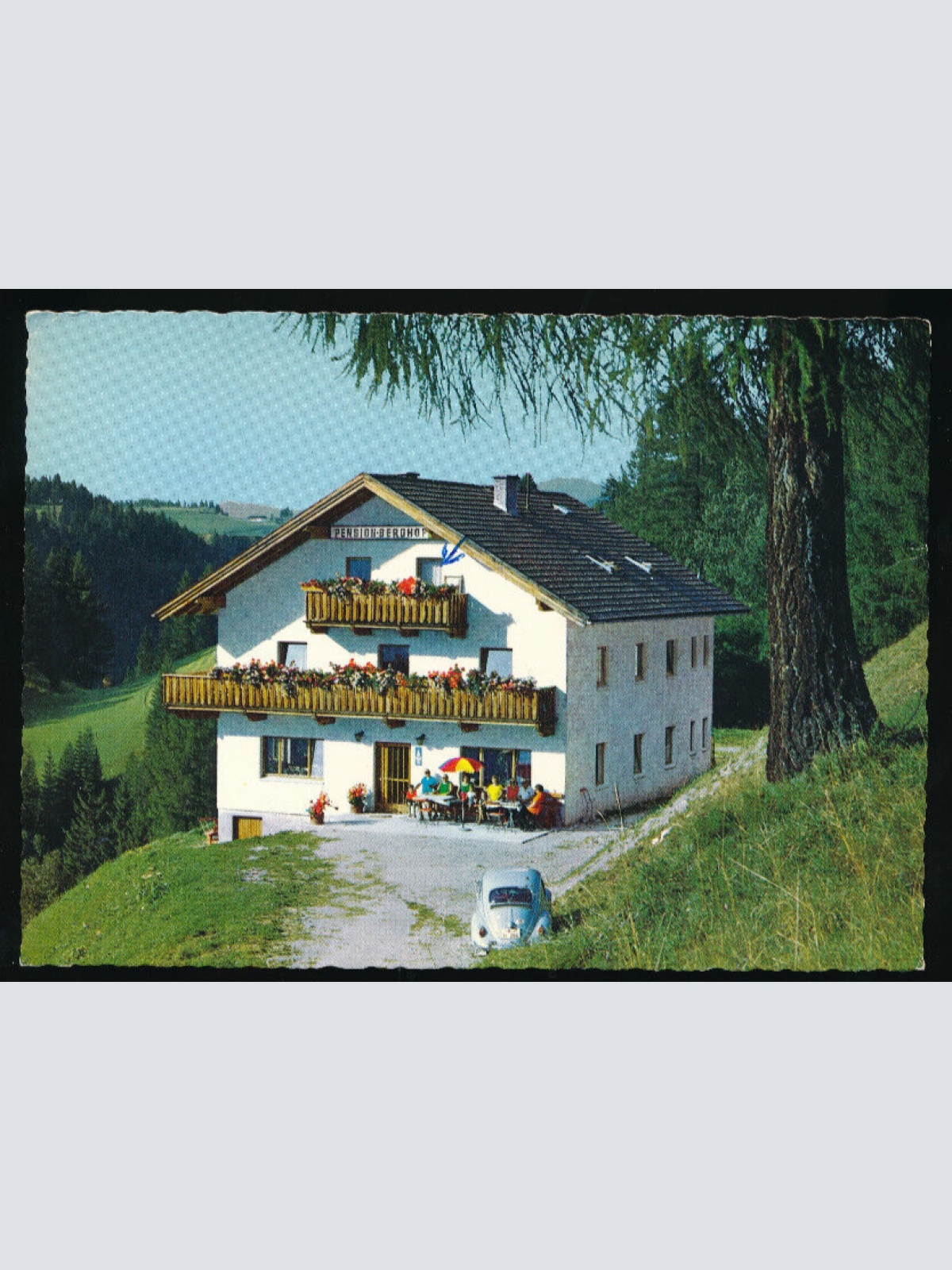 AK aus Greis am Brenner mit Pension Berghof Tirol (3704)