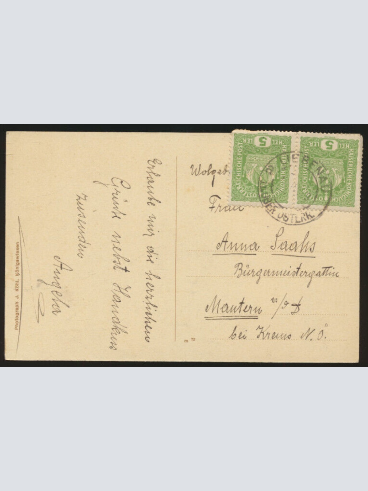 AK aus Ruben mit Forsthaus Brandenburg (4260)