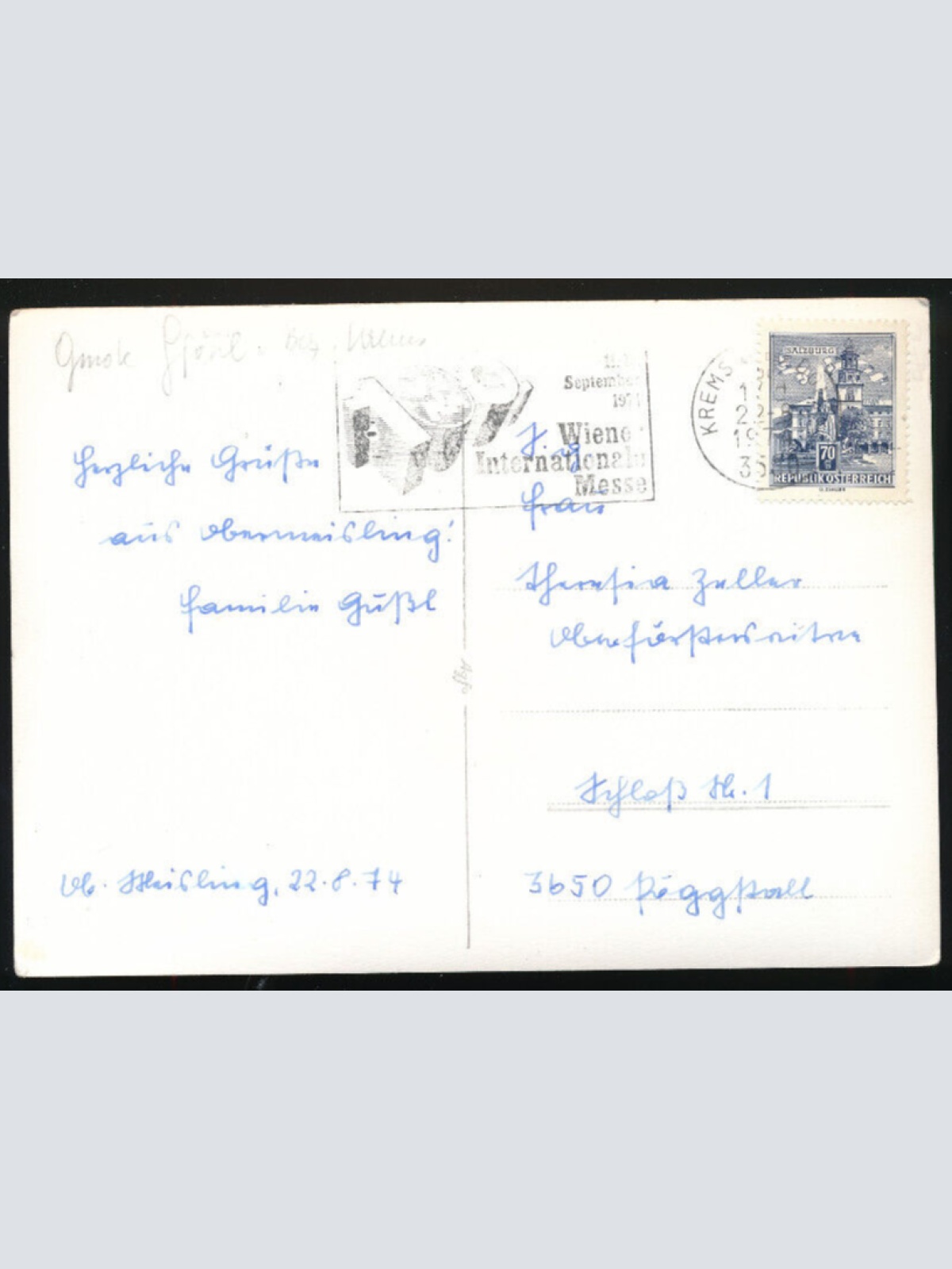 AK aus Obermeisling im Kremstal Niederösterreich (3716)