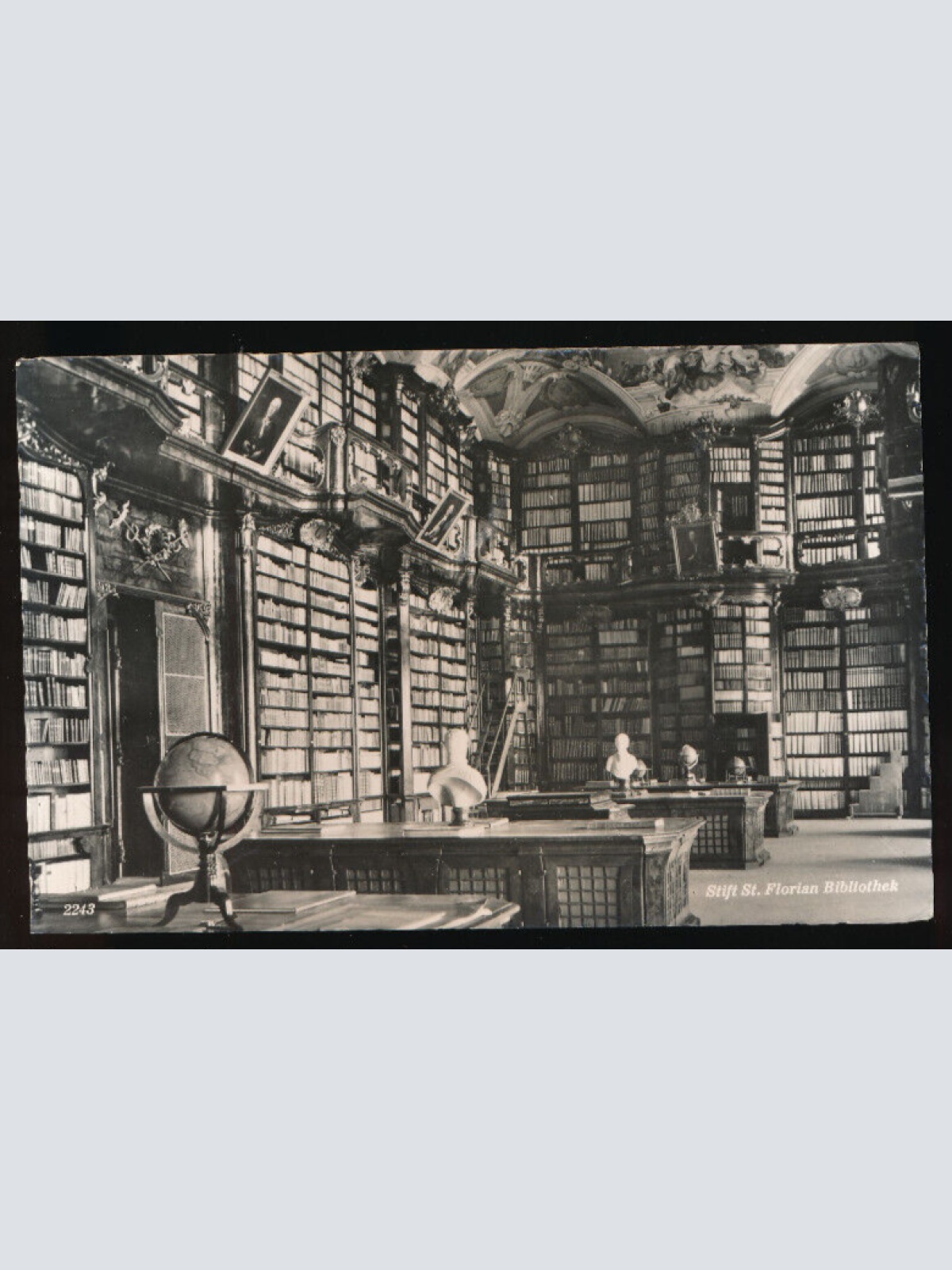 AK aus St. Florian Oberösterreich Stiftsbibliothek (4264)