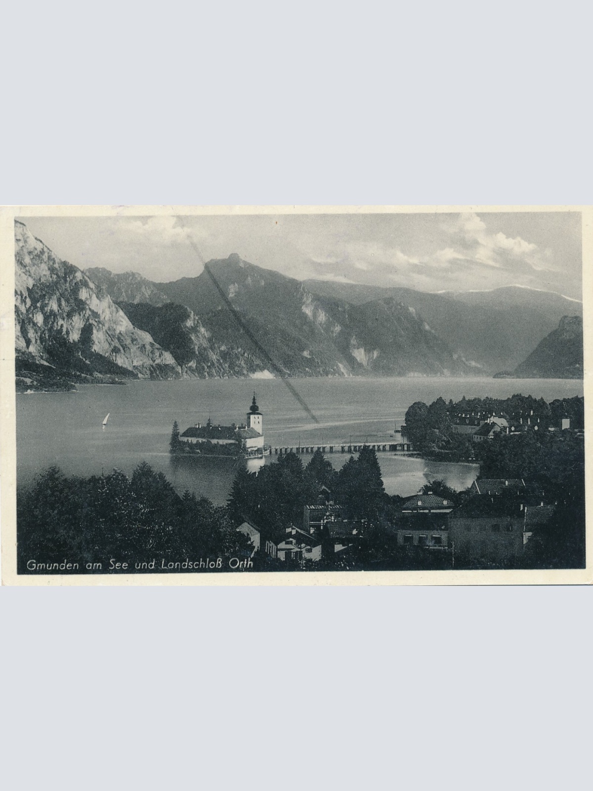 AK, Gmunden am See und Landschloss Orth, Österreich, Oberösterreich (S379)