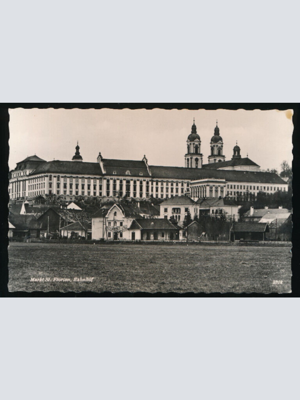 AK aus Markt St. Florian Oberösterreich Bahnhof (4263)