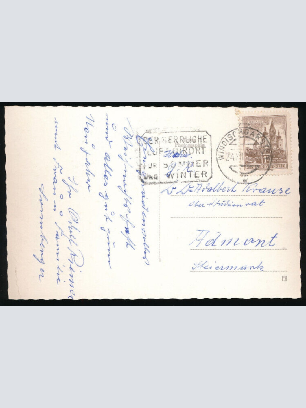 AK aus Windischgarsten Oberösterreich Winterlandschaft (4233)