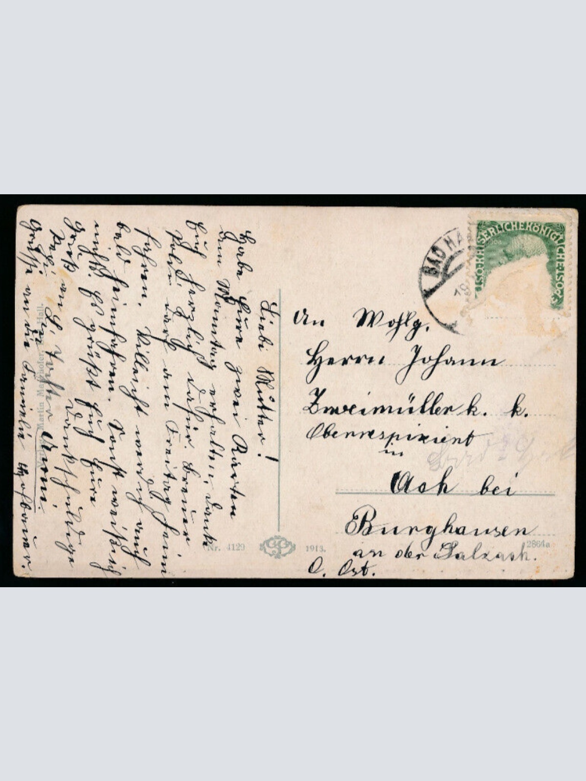 AK aus Bad Hall Oberösterreich Kirchengasse mit Annenhof (4269)