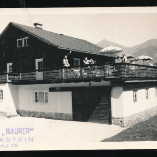 AK aus Bad Gastein mit Landhaus Maurer Fernruf 78 Salzburg (4032)