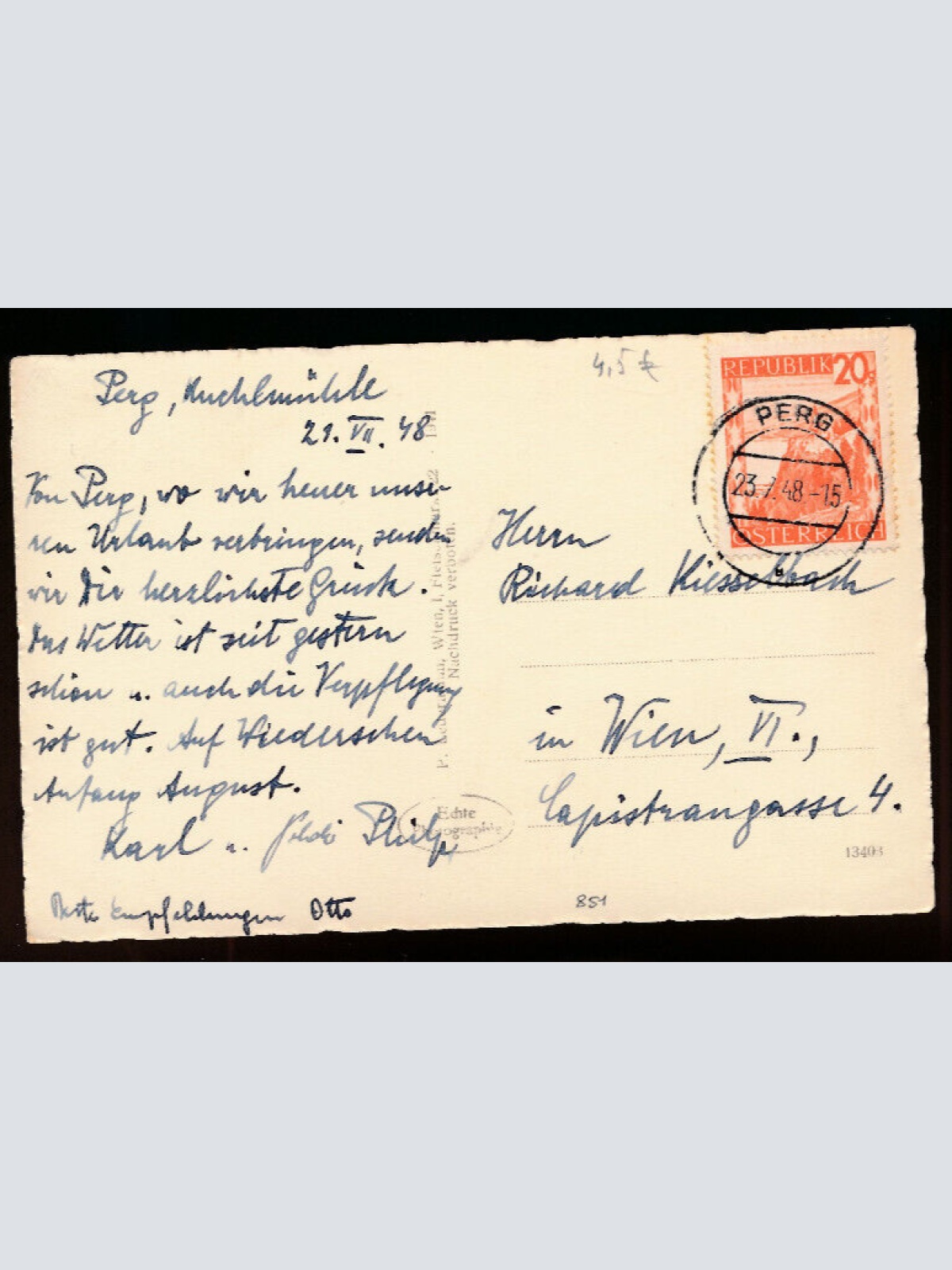 AK aus Perg Oberösterreich (4391)