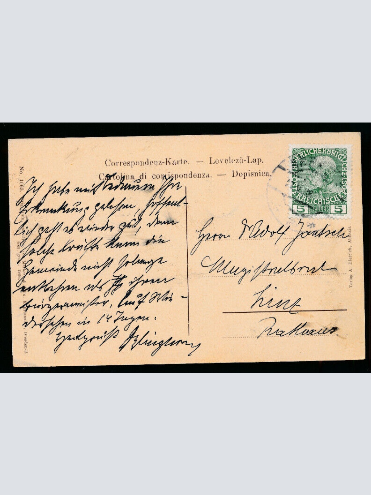 AK aus Abbazia Kirche St. Jacob Italien (4068)