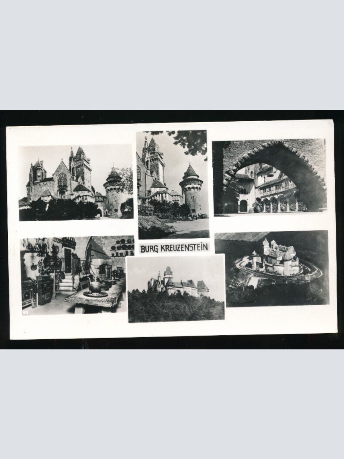 AK von der Burg Kreuzenstein Mehrbildkarte Niederösterreich (4354)