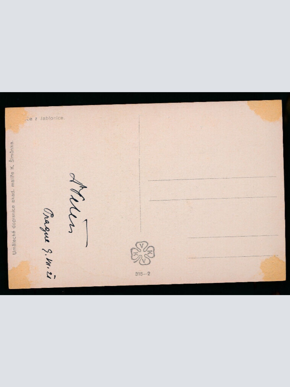 Künstler- Karte von K. Simunka Ungarische Tracht Devce Jablonice (4381)