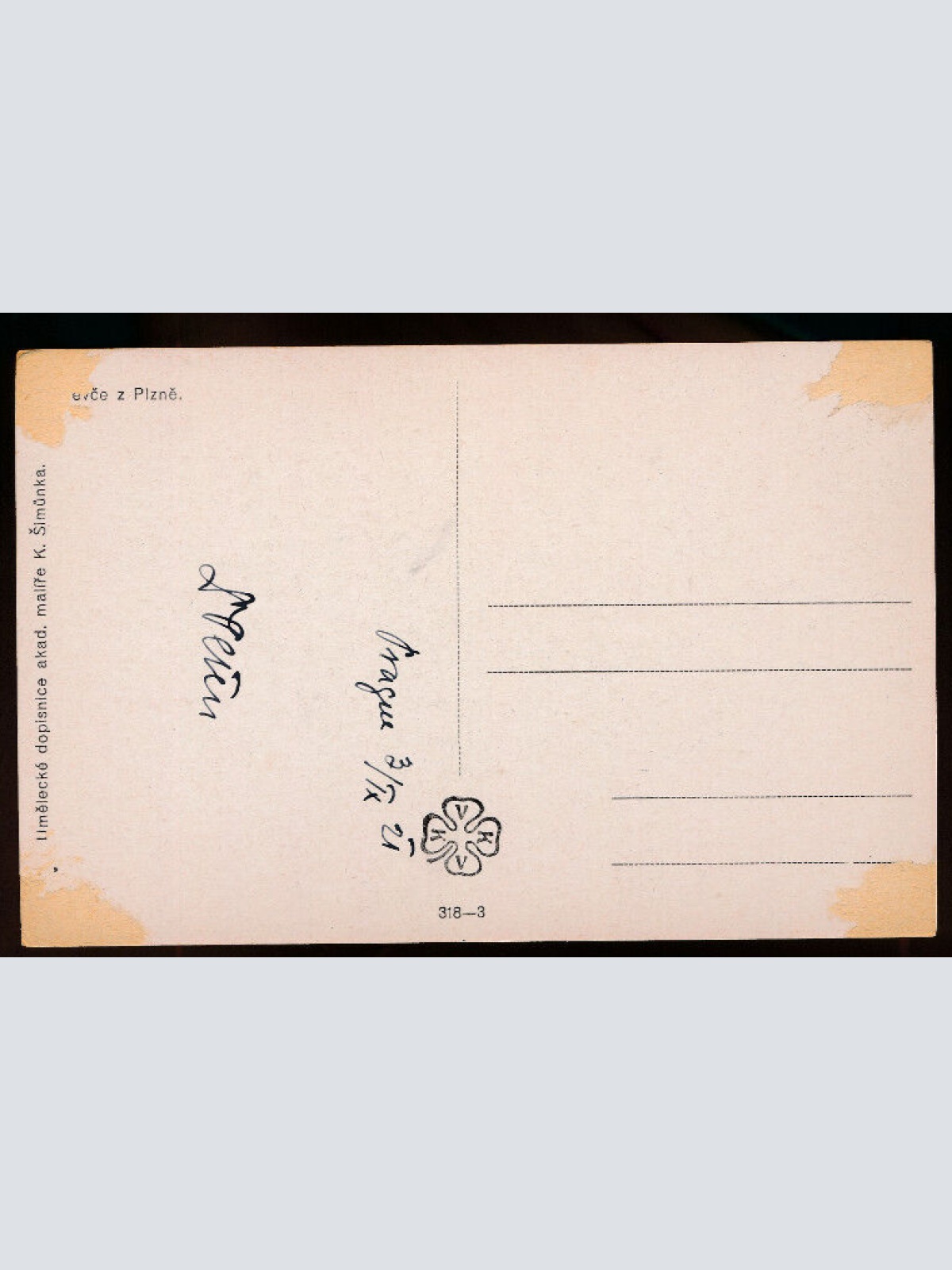 Künstler- Karte von K. Simunka Ungarische Tracht, Devce Plzne (4382)