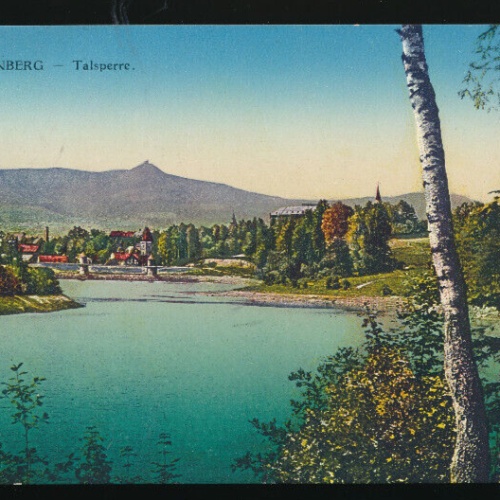 AK aus Reichenau in Böhmen Talsperre Tschechoslowakei (4079)