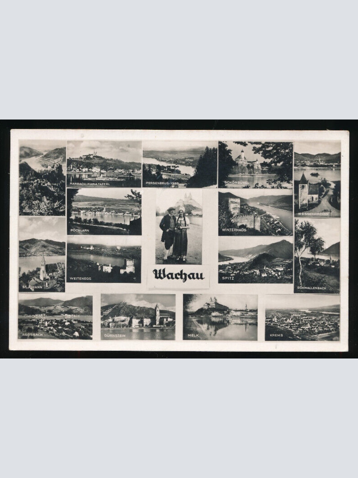 AK aus der Wachau Mehrbildkarte Niederösterreich (3987)