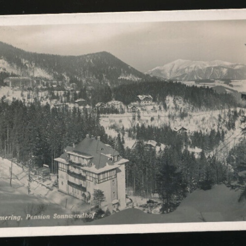 AK aus Semmering Pension Sonnwendhof Niederösterreich (3991)