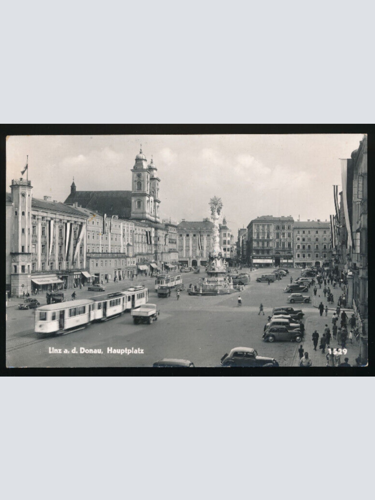 AK aus Linz an der Donau Hauptplatz Oberöstereich (4214)