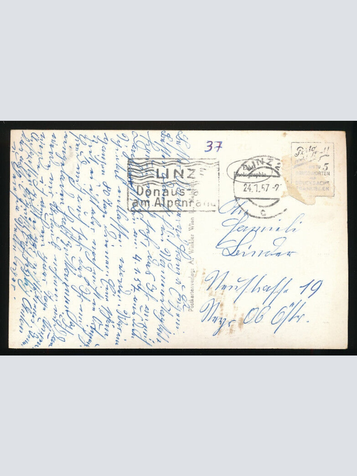 AK aus Linz an der Donau Hauptplatz Oberöstereich (4214)