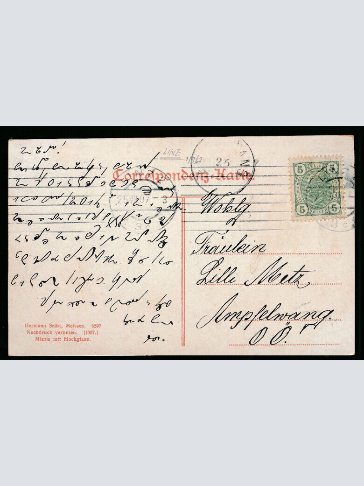 AK aus Linz an der Donau Oberöstereich (4220)