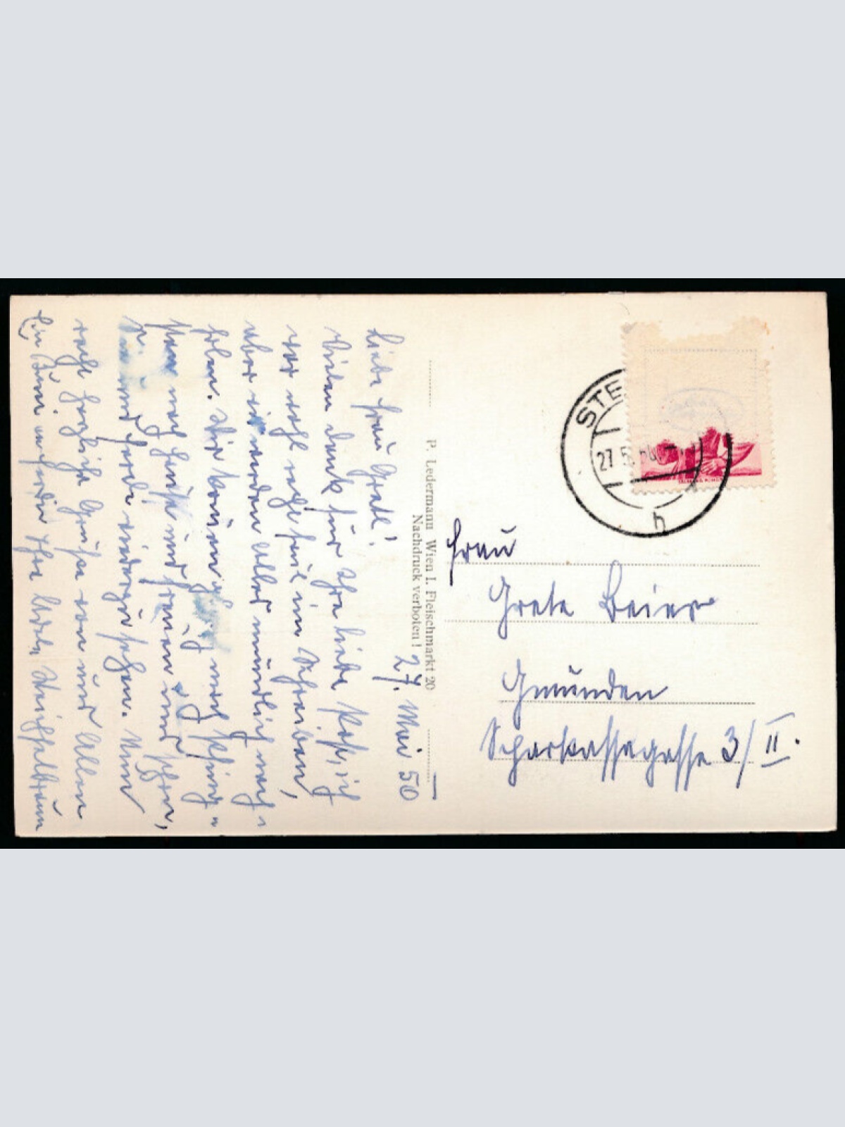 AK aus Steyr Stadtplatz Oberösterreich (4169)