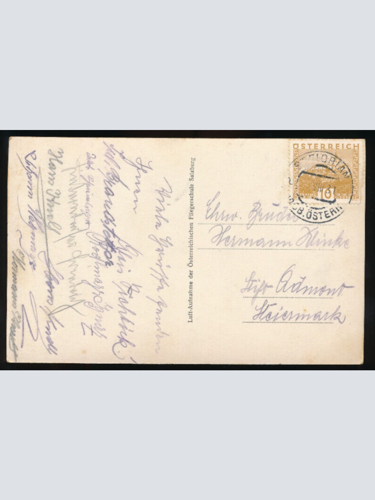 AK aus St.Florian Fliegeraufnahme Oberösterreich (4154)