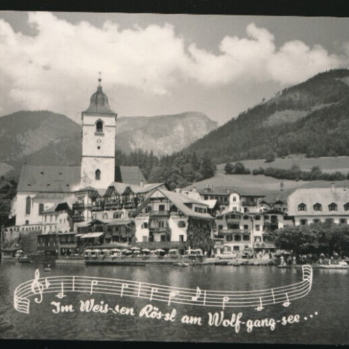 AK aus St.Wolfgang mit Noten Oberösterreich (4161)